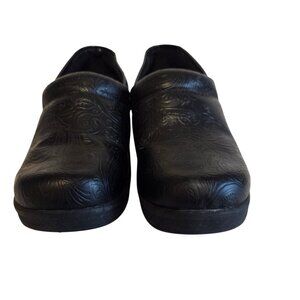 Safe T Step Comfort Black Clogs Size US 8.5 Oil Slip Resistance Nurse Chef